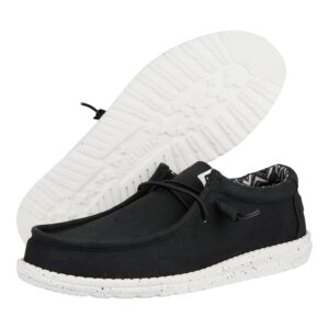 Hey Dude Wally Stertch Canvas Blk/Wht