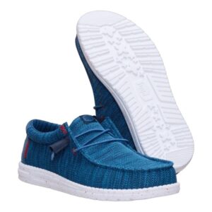 Hey Dude Wally Stretch Sox Ensign Blue