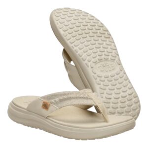 Hey Dude Finn Flip Braided Tan
